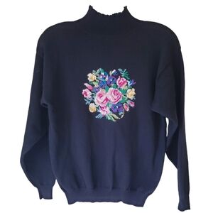 Vintage J. G. Hook Black Wool Sweater